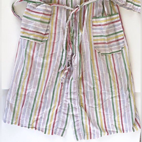 Christian Dior Robe de Chambre Stripe Robe Multicolor One Size - Picture 9 of 11